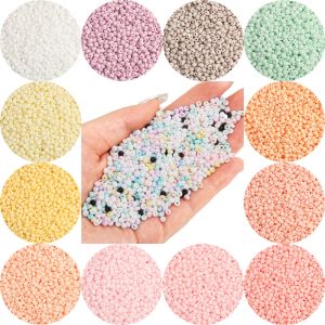 20g 660pcs/Lot High Quality 8/O 3mm Glass Beads Macarons Frosted Matt Polish Glass Beads for Home Living Earring Bracelet Necklace DIY Jewelry Craft Garment Accessoreis Making