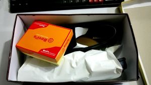 sepatu casual pria kulit slop pria kulit asli(gratis dompet)