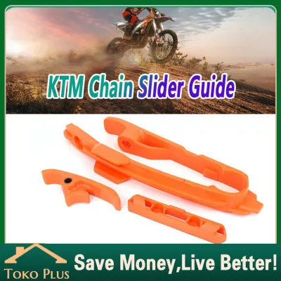 Chain Slider Bantalan Rantai Ktm Chain Slider Sliding Swingarm Bantalan Rantai Arm Ktm Pelindung Rantai & Sabuk Untuk 125 150 200 350 450 525 SX SXF 2011-2015 Sepeda Motor Trail Spare Part Motor Rantai Dan Gir Motor
