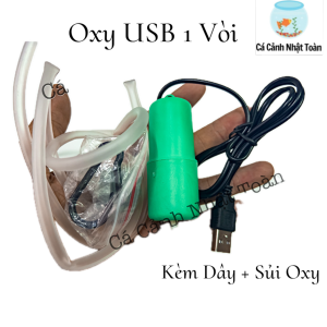 "Hoàn tiền đến 10%" MÁY TẠO OXY CẮM USB RẤT TIỆN LỢI BỂ CÁ CẢNH TẶNG KÈM DÂY OXY VÀ SỦI