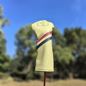 4Colors Simple Golf Club #1 #3 #5 Wood Headcovers Driver Fairway Woods Cover PU Leather Head Covers Rapid Delivery