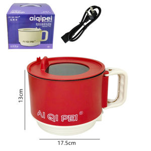 Ramen Cooker 1.6l Electric Noodle Pot Mini Noodle Maker Cooker Portable Steam Hot Pot Multifunctional Soup Making Pot Rapid Noodle Maker for Soups Stews & Oatmeal