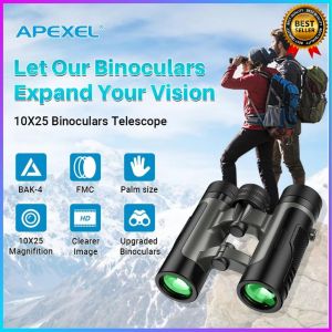 COD APEXEL Teropong Binoculars Roof Prism HD 10x25 - APL-RB10X25 / teropong binocular gambar jernih anti kabut anti air berburu hunting super zoom jarak jauh 1000m kualitas terbaik kokoh kuat awet outdoor siang malam lihat pemandangan tren top bagus viral