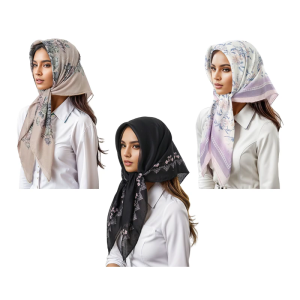 Multiuse Turkish Headscarf With Elegant Flower Printing For Malay Women Ethnic Hijab Scarf Neckwear Daily Use Headwrap