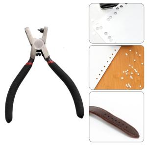 2mm Metal Hole Puncher Tool Heavy Duty Hole Puncher Pliers for Making Leather Belt Watch Bands Clothes Paper
