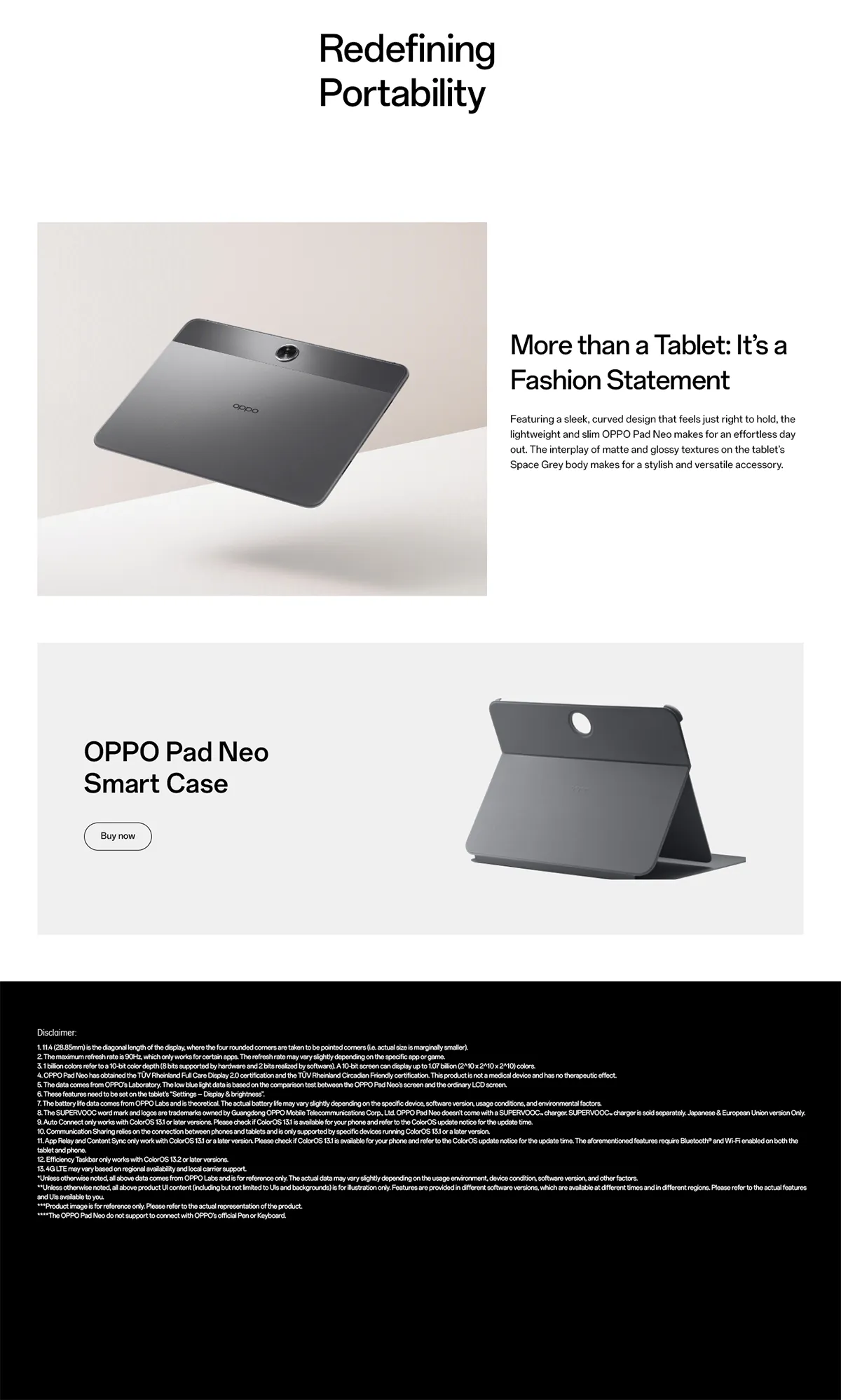 OPPO Pad Neo LTE 8GB/128GB + 純正スマートケース OPPO Pad Neo LTE 8GB/128GB + 純正スマートケース-通販サイト。