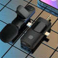 3 IN 1 ไมค์ไลฟ์สด ไมโครโฟนไร้สาย พกพา Wireless Microphone ใช้สําหรับสมาร์ทโฟน ไมค์ไร้สายหนีบเสื้อ K15 ไมค์หนีบปกเสื้อ. 