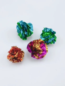 Gói của 5 mèo Bóng chai sần cho chơi trong nhà Kitten bóng nhiều sắc màu móc điện thoại Quyển sách có phát âm thanh quả bóng hấp dẫn đồ chơi