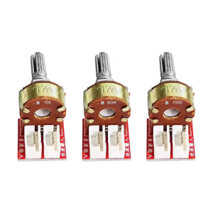 Double Gang Sound Adjustment Module B10K/B50K/B100K Compatibles Amplifiers And Auditory Systems