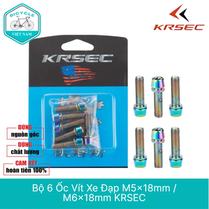 B%E1%BB%99%206%20%E1%BB%90c%20V%C3%ADt%20Xe%20%C4%90%E1%BA%A1p%20KRSEC%20M5x18mm%20/%20M6x18mm%20%E2%80%93%20Th%C3%A9p%20Kh%C3%B4ng%20G%E1%BB%89%20M%E1%BA%A1%20Titanium,%20Nhi%E1%BB%81u%20M%C3%A0u%20-%20Image%202