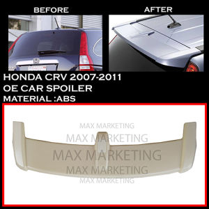 HONDA CRV 2007-2011 REAR SPOILER BACK BOOT LIP TRUNK DUCKTAIL ROOF WING ABS SKIRT LIP BODYKIT