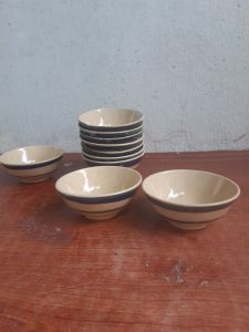 Chén bún đậu mắm tôm viền xanh 10 cái