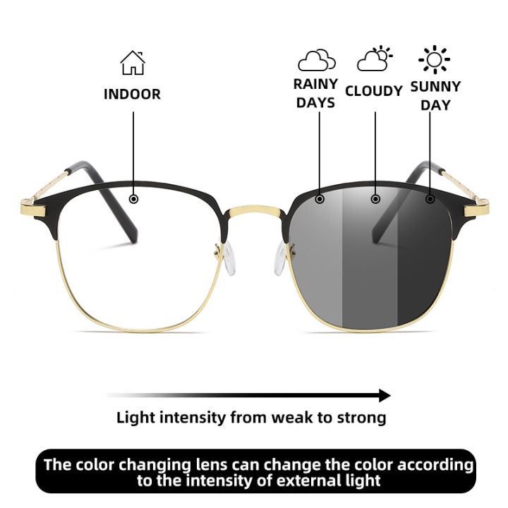 High Quality Anti Blue Light Photochromic Glasses Comfortable
