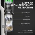 Cordless Stick Vacuum Cleaner Lightweight Brushless Cleaner 2-Speed Power Suction Laser illuminated 3-in-1 Handheld for Hardwood Floor, Carpet & Dog Hair. 