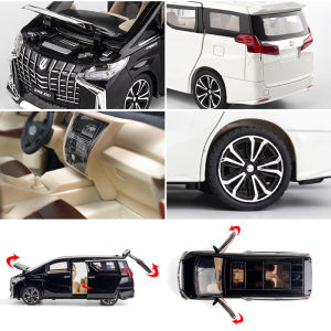 1:24 Toyota Alphard MPV Car Model Die Cast Alloy Boys Cars Diecasts & Toy Supercar Collectibles Kids Toys Car