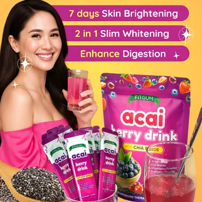 Organic Acai Berry Powder 100% Pure Superfood for Antioxidant Boost & Glowing Skin Supports Energy & Immune Health Easy Mix Acai Drink