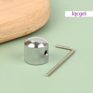 lqcgei 1Pc Metal Electric Bass Guitar Tone Volume Knob Potentiometer Hat Cap Guitar Parts Push Knob With Hole Guitar Accessories