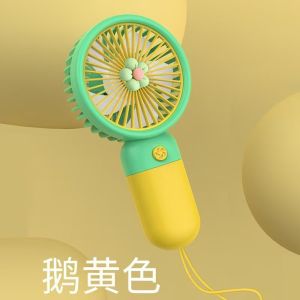 [SG STOCK] Mini Rechargeable Handheld Fan Flower Fruit Cooling Fan with Phone Stand