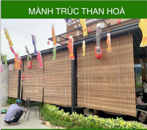 Mành Tre Trúc Than Hóa - Ngang 1m50 Chất Liệu Thân Thiện Môi Trường Giải Quyết Tốt Mọi Vấn Đề Che Nắng - Xưởng Đức Bằng