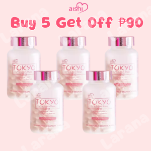 Aishi Tokyo White C-Block Dfyage Glutathione Capsule With Collagen Premium Japan 60 Gummmies