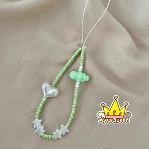Strap Phone Cloud Gantungan Handphone Love Awan Mote Manik