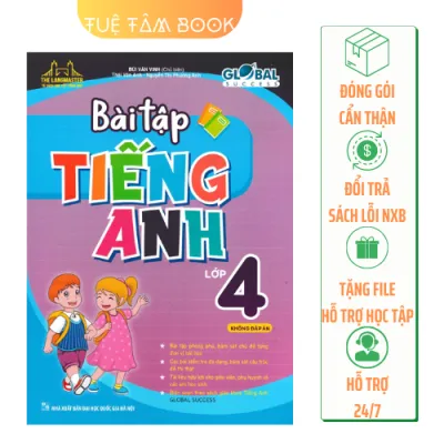 Sách - Bài tập Tiếng Anh 4 (Global success) - MT