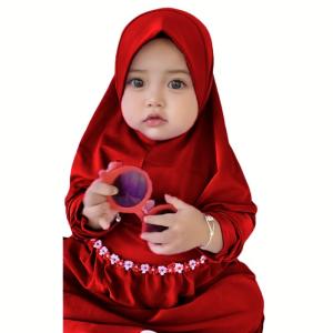 Gamis Bayi Aira 0-12bln Renda Bunga melati