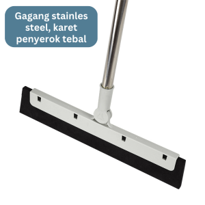Dejavu Pendorong Air Serokan Pembersih Lantai Air Wiper Lantai Serokan Air Kamar Mandi HSB650