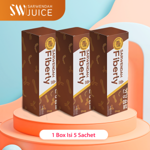 Sarwendah Juice Bundle 3 Box Fiberty Sarwendah Rasa Cokelat / Fiberty Melancarkan Pencernaan