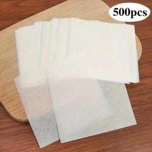 500Pcs Burger Patty Paper Baking Parchment Paper Non Stick 10*10cm For Separating Burger Patty