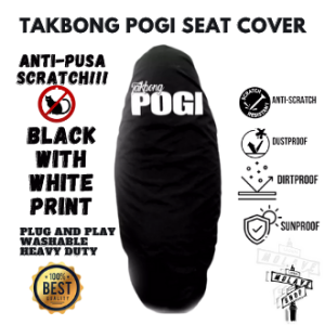 ( Honda XRM 125 Motard ) Anti Pusa TAKBONG POGI Waterproof Seat Cover | Plug And Play (Easy To Use) | Washable
