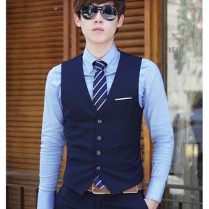 áo gile áo gile nam phong cách hàn quốc cực chất phối màu độc lạ trẻ trung cá tính mà tinh tế chất vải dày dặn thoáng mát - N43