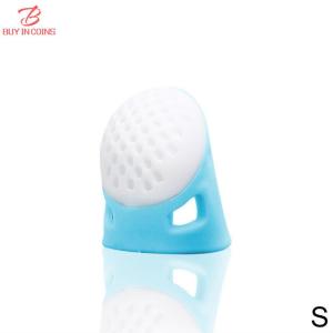 BC Silicone Thimble Finger Protector Sewing Needlework Craft Embroidery Anti-slip Ring Finger Cover DIY Sewing Accessories