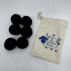 6PCS/Bag 6cm Wool Dryer Ball Eco-friendly Reusable Organic Sustainable Biodegradable Dryer Balls