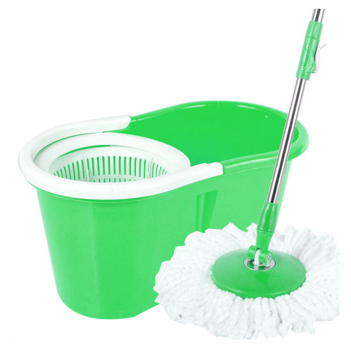 LUCKY SHOP Spin Mop With Spinner And Bucket Magic Tornado Mop 360 ...