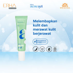 ERHA Acneact Gentle Acne Moisturizer 30g - Pelembab Wajah Berjerawat + BHA & Ceramides