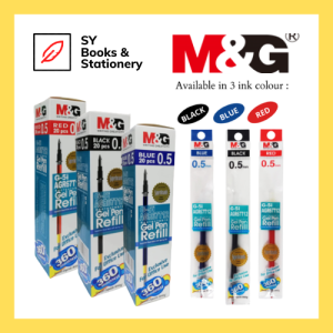 *Original* M&G R3/R5 0.5 0.7 Gel Pen Refill - (20pcs/Box)  [READY STOCK]