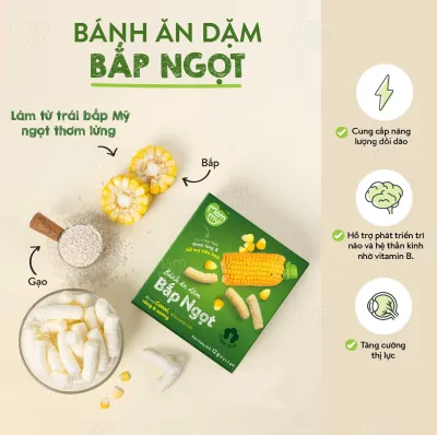 Bánh ăn dặm Mămmy làm từ rau củ trái cây tự nhiên bổ sung canxi giúp bé phát triển toàn diện hộp 12g