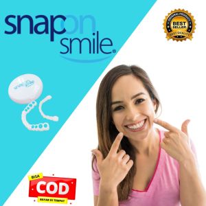 PROMO SPESIAL Snap On Smile Gigi Palsu 1 Set Atas Bawah - gigi palsu atas bawah - gigi palsu penutup ompong - gigi palsu siap pakai - gigi palsu yg viral di tiktok-BJ