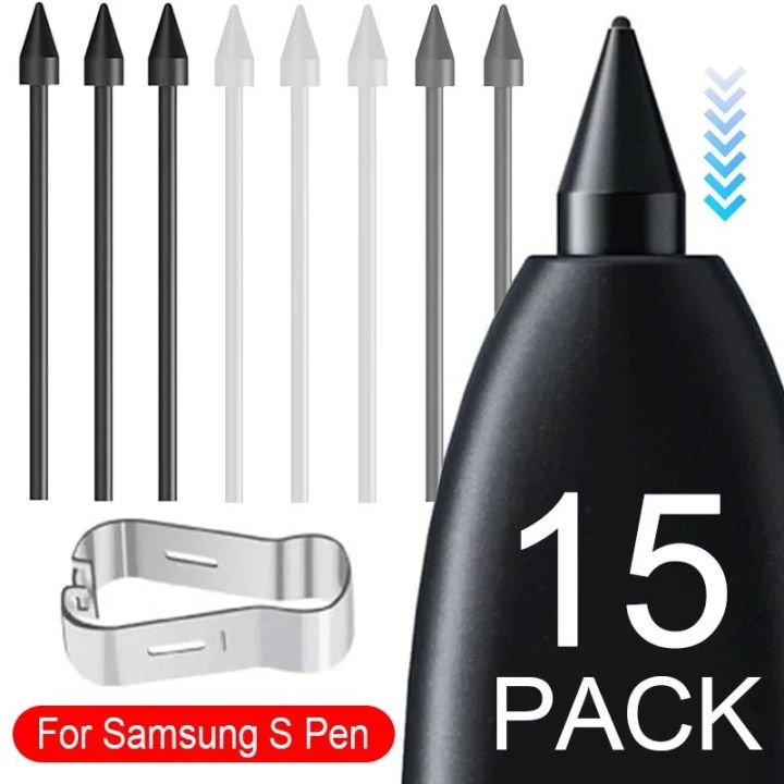 Touch Stylus S Pen Tips Replacement Nibs With Clip For Samsung