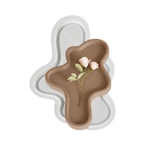 Silicone Epoxy Casting Tray Mold High Quality Silicone Storage Tray Molds For Individualized Display Plate Making