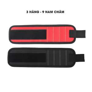 Dây đeo cổ tay nam châm hút đinh vít Đai đeo đựng Bu Lông - Băng đai từ tính giữ mũi Khoan - Túi đựng dụng cụ sửa chữa