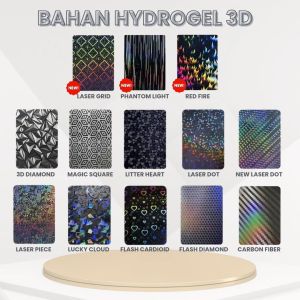 SAMSUNG NOTE 1 / 2 / 3 / 4 / 5 / 7 FE / 8 / 9 / 10 PLUS / 20 ULTRA HYDRO GELL BACK SKIN 3D BENING MOTIF MOTIF AURORA ABSTRAK / ANTI GORES GELL BELAKANG TERBARU