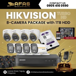HIKVISION 8CH PACKAGE COLORVU