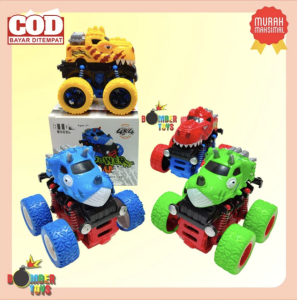 MAINAN ANAK MOBIL ZAP ZAB MONSTER TRUCK TRUK FRICTION WARNA-WARNI COLORFUL 4WD
