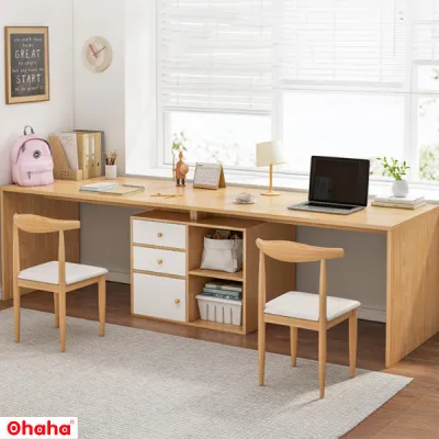 [ Freeship HCM ] [ Trả góp 0%] Bàn Học Đôi Cho Bé OHAHA - BH006