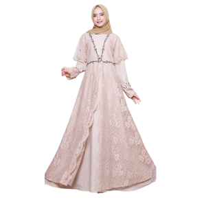 Dress Wanita Oziaz Brokat Tile Premium - Long Dress Kondangan Elegan Modern - LD 110cm PD 140cm