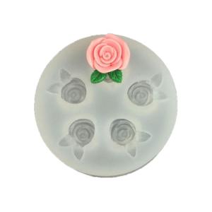 Nontoxic Silicone Craft Mold Featuring Rose Tulips Frangipani Buds For Resin And DIY Decors