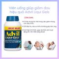 VIÊN UỐNG GIẢM NHANH CÁC CƠN ĐAU ADVIL LIQUI-GELS 200 VIÊN GEL HẤP THỤ NHANH CHÓNG. 