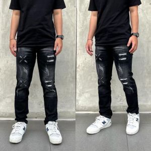 Celana Jeans Sobek Pria Panjang Premium Distro Anak Remaja Gaya